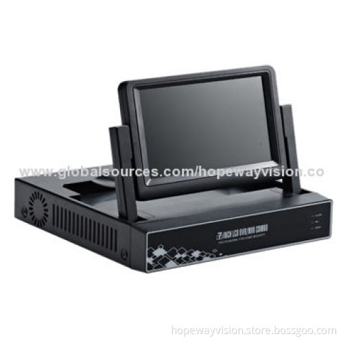 720P NVR, Built-in LCD, 4ch NVR Cloud Technology Onvif, 3G Wi-Fi
